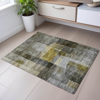 Piper Looms Mayfield Modern AMF1113 Taupe Machine Washable Area Rug Scatter Lifestyle Image Feature