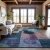 Piper Looms Mayfield Geometric AMF1114 Blue Machine Washable Area Rug Lifestyle Image Feature