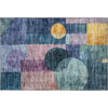 Piper Looms Mayfield Geometric AMF1114 Blue Machine Washable Area Rug Scatter Main Image