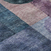 Piper Looms Mayfield Geometric AMF1114 Blue Machine Washable Area Rug Swatch Image