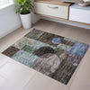 Piper Looms Mayfield Geometric AMF1114 Brown Machine Washable Area Rug Scatter Lifestyle Image Feature