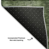 Piper Looms Mayfield Geometric AMF1114 Fern Machine Washable Area Rug Backing Image