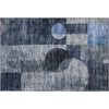 Piper Looms Mayfield Geometric AMF1114 Navy Machine Washable Area Rug Scatter Main Image