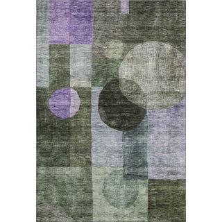 Piper Looms Mayfield Geometric AMF1114 Olive Machine Washable Area Rug main image