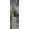 Piper Looms Mayfield Geometric AMF1114 Olive Machine Washable Area Rug Runner Main Image