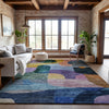 Piper Looms Mayfield Modern AMF1115 Blue Machine Washable Area Rug Lifestyle Image Feature