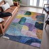 Piper Looms Mayfield Modern AMF1115 Blue Machine Washable Area Rug Lifestyle Image Feature