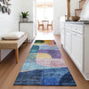 Piper Looms Mayfield Modern AMF1115 Blue Machine Washable Area Rug Runner Lifestyle Image Feature