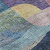 Piper Looms Mayfield Modern AMF1115 Blue Machine Washable Area Rug Swatch Image