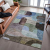 Piper Looms Mayfield Modern AMF1115 Brown Machine Washable Area Rug Lifestyle Image Feature
