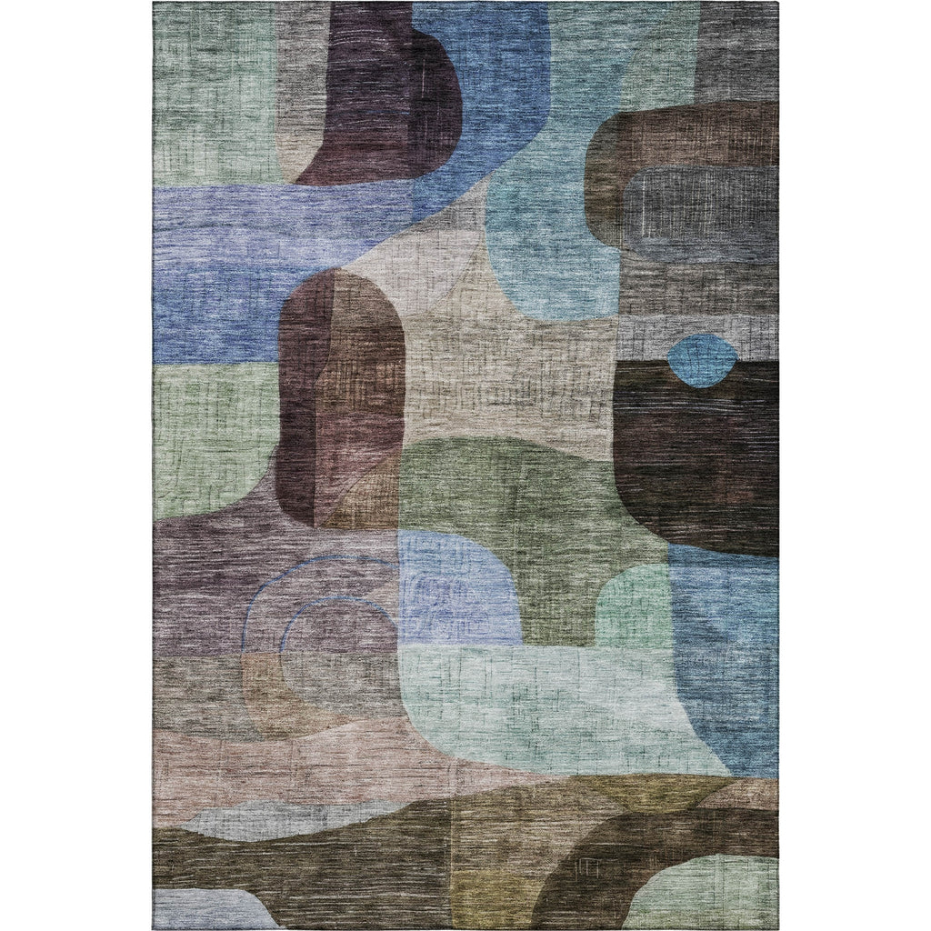 Piper Looms Mayfield Modern AMF1115 Brown Machine Washable Area Rug main image