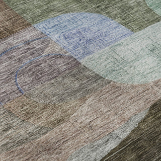 Piper Looms Mayfield Modern AMF1115 Brown Machine Washable Area Rug Swatch Image