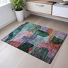 Piper Looms Mayfield Modern AMF1115 Green Machine Washable Area Rug Scatter Lifestyle Image Feature