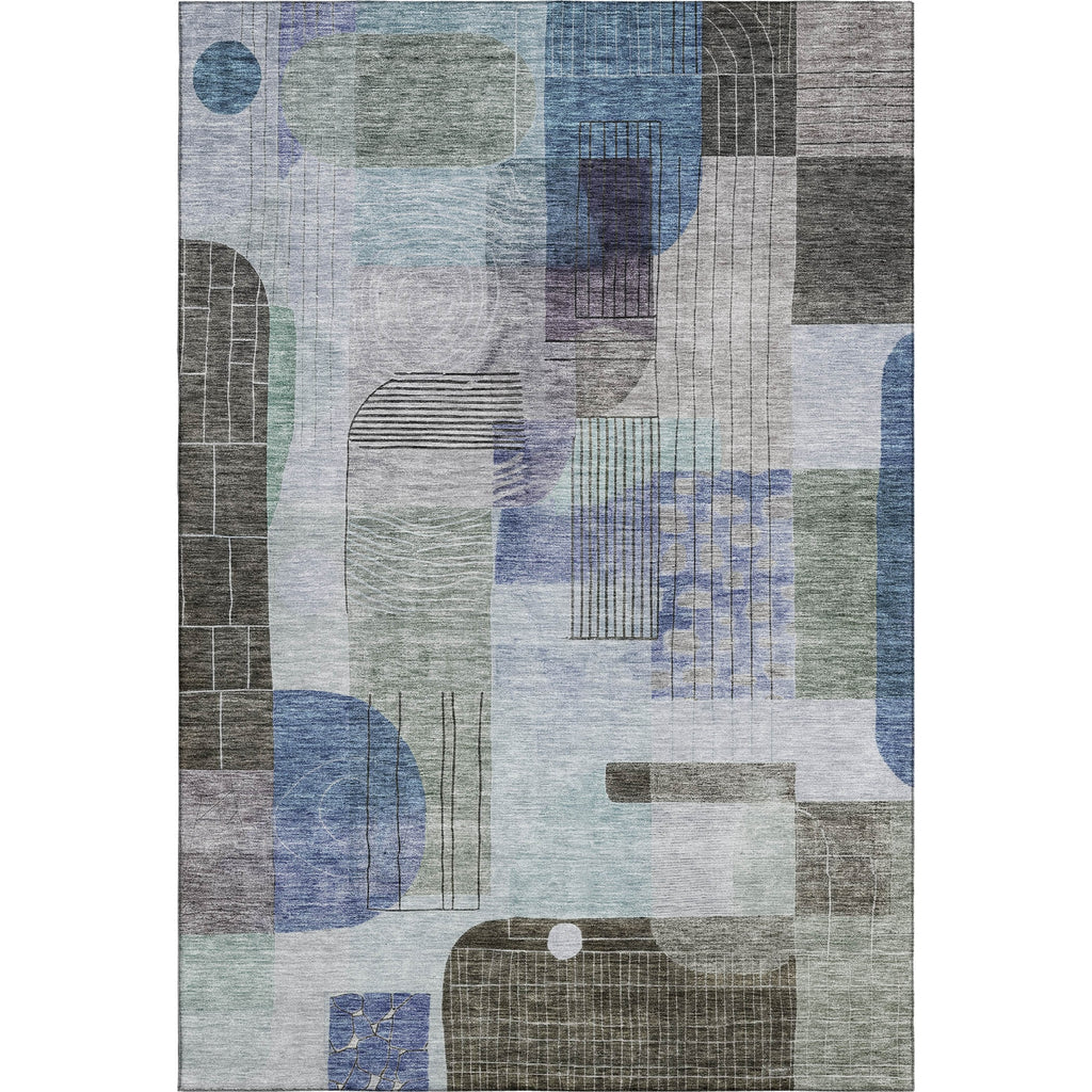 Piper Looms Mayfield Modern AMF1116 Blue Machine Washable Area Rug main image
