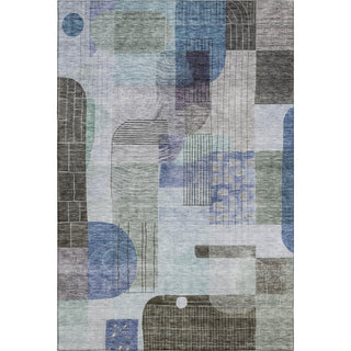 Piper Looms Mayfield Modern AMF1116 Blue Machine Washable Area Rug main image