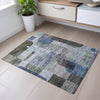 Piper Looms Mayfield Modern AMF1116 Blue Machine Washable Area Rug Scatter Lifestyle Image Feature