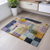 Piper Looms Mayfield Modern AMF1116 Plum Machine Washable Area Rug Scatter Lifestyle Image Feature