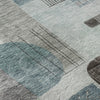 Piper Looms Mayfield Modern AMF1116 Teal Machine Washable Area Rug Swatch Image
