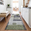 Piper Looms Mayfield Geometric AMF1117 Aloe Machine Washable Area Rug Runner Lifestyle Image Feature