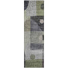 Piper Looms Mayfield Geometric AMF1117 Aloe Machine Washable Area Rug Runner Main Image