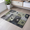 Piper Looms Mayfield Geometric AMF1117 Aloe Machine Washable Area Rug Scatter Lifestyle Image Feature