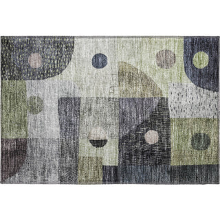 Piper Looms Mayfield Geometric AMF1117 Aloe Machine Washable Area Rug Scatter Main Image