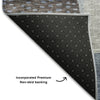 Piper Looms Mayfield Geometric AMF1117 Blue Machine Washable Area Rug Backing Image