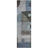 Piper Looms Mayfield Geometric AMF1117 Blue Machine Washable Area Rug Runner Main Image