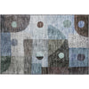 Piper Looms Mayfield Geometric AMF1117 Blue Machine Washable Area Rug Scatter Main Image