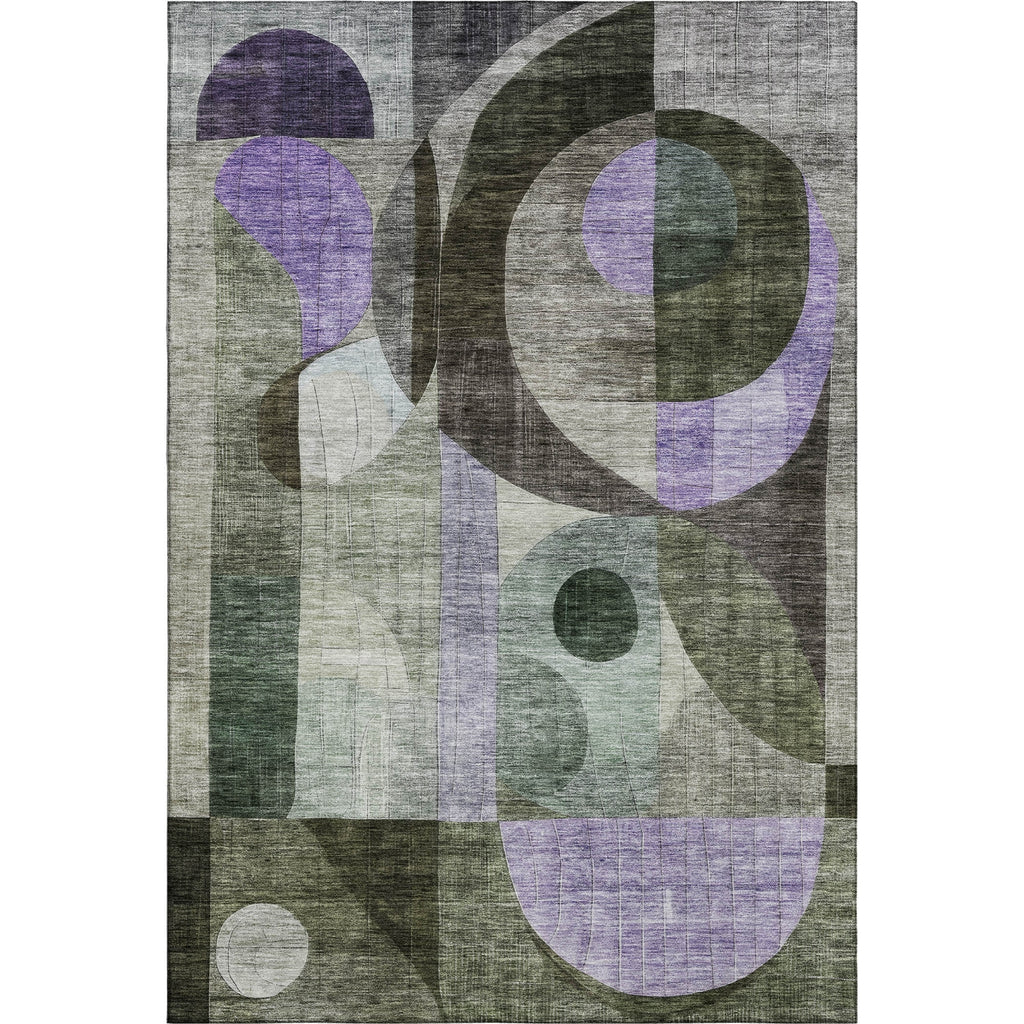 Piper Looms Mayfield Geometric AMF1117 Olive Machine Washable Area Rug main image
