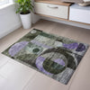 Piper Looms Mayfield Geometric AMF1117 Olive Machine Washable Area Rug Scatter Lifestyle Image Feature