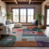 Piper Looms Mayfield Geometric AMF1117 Orange Machine Washable Area Rug Lifestyle Image Feature