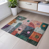 Piper Looms Mayfield Geometric AMF1117 Orange Machine Washable Area Rug Scatter Lifestyle Image Feature