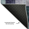 Piper Looms Mayfield Modern AMF1118 Blue Machine Washable Area Rug Backing Image