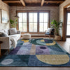 Piper Looms Mayfield Modern AMF1118 Blue Machine Washable Area Rug Lifestyle Image Feature