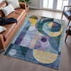 Piper Looms Mayfield Modern AMF1118 Blue Machine Washable Area Rug Lifestyle Image Feature