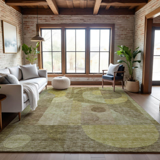 Piper Looms Mayfield Modern AMF1118 Wheat Machine Washable Area Rug Lifestyle Image Feature