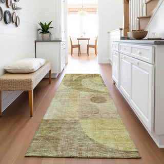 Piper Looms Mayfield Modern AMF1118 Wheat Machine Washable Area Rug Runner Lifestyle Image Feature