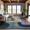 Piper Looms Mayfield Contemporary AMF1119 Green Machine Washable Area Rug Lifestyle Image Feature