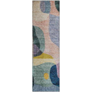 Piper Looms Mayfield Contemporary AMF1119 Green Machine Washable Area Rug Runner Main Image