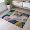 Piper Looms Mayfield Contemporary AMF1119 Green Machine Washable Area Rug Scatter Lifestyle Image Feature