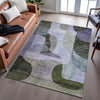 Piper Looms Mayfield Contemporary AMF1119 Olive Machine Washable Area Rug Lifestyle Image Feature