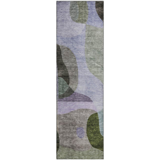Piper Looms Mayfield Contemporary AMF1119 Olive Machine Washable Area Rug Runner Main Image
