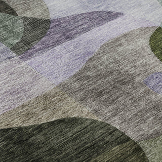 Piper Looms Mayfield Contemporary AMF1119 Olive Machine Washable Area Rug Swatch Image