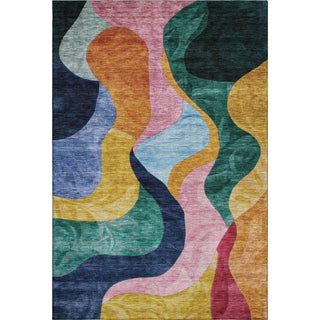 Piper Looms Mayfield Contemporary AMF1120 Green Machine Washable Area Rug main image