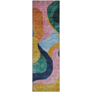 Piper Looms Mayfield Contemporary AMF1120 Green Machine Washable Area Rug Runner Main Image