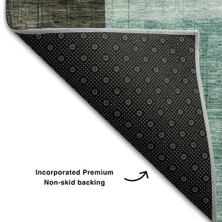 Piper Looms Mayfield Contemporary AMF1122 Brown Machine Washable Area Rug Backing Image