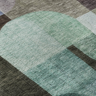 Piper Looms Mayfield Contemporary AMF1122 Brown Machine Washable Area Rug Swatch Image