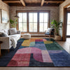 Piper Looms Mayfield Contemporary AMF1122 Green Machine Washable Area Rug Lifestyle Image Feature