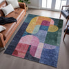 Piper Looms Mayfield Contemporary AMF1122 Green Machine Washable Area Rug Lifestyle Image Feature